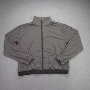 Under Armour Jacket Womens Medium Gray Heatgear Full Zip Track Activewear M